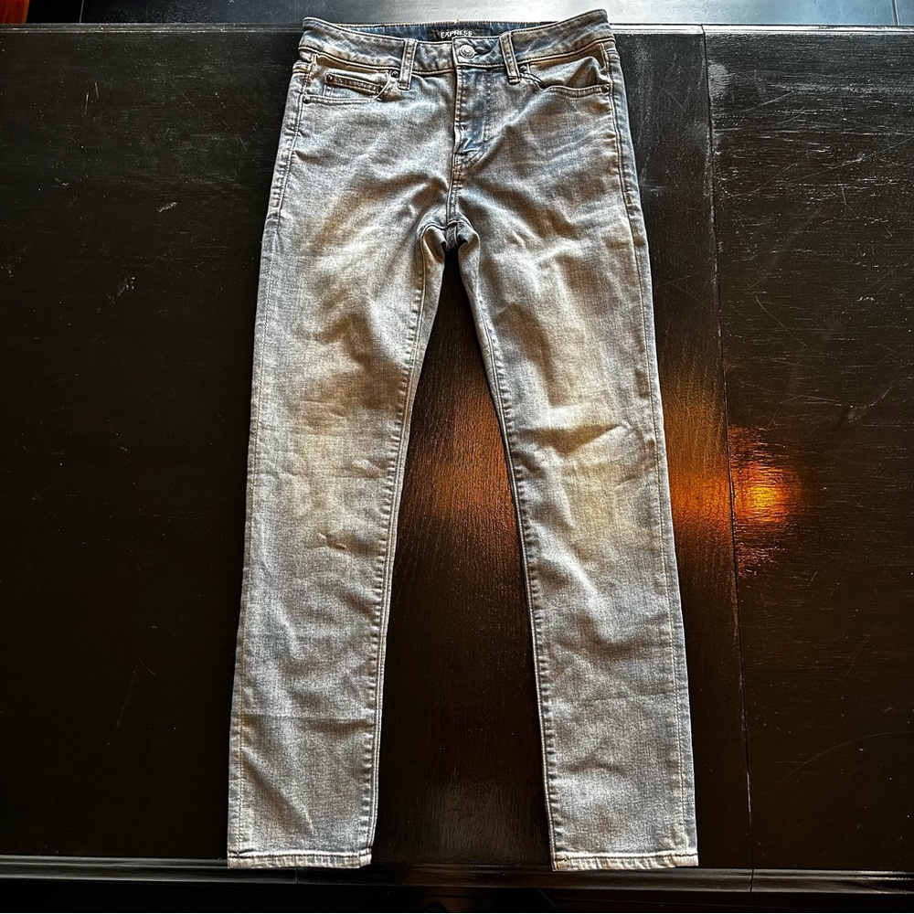 NWT Express 28x30 Skinny Light Wash Jean Denim